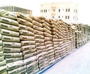 Construction cement.