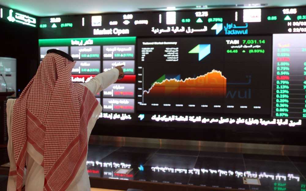 تسجيل سوق الأسهم السعودية لأعلى قيمة تداول في سبعة أشهر