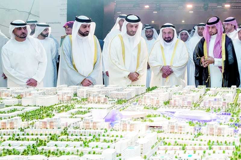 أكبر مجمع سكني بالشارقة.. سلطان القاسمي يطلق مشروع "الجادة" العقاري بتكلفة 24 مليار درهم