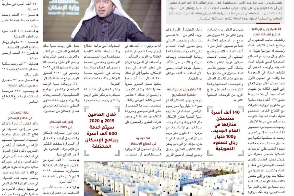 وزارة الإسكان - تمويل عقاري