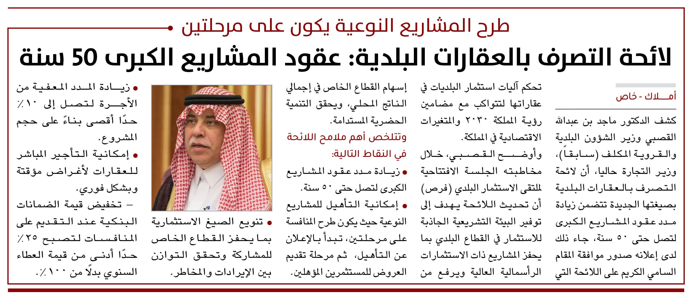 لائحة التصرف بالعقارات