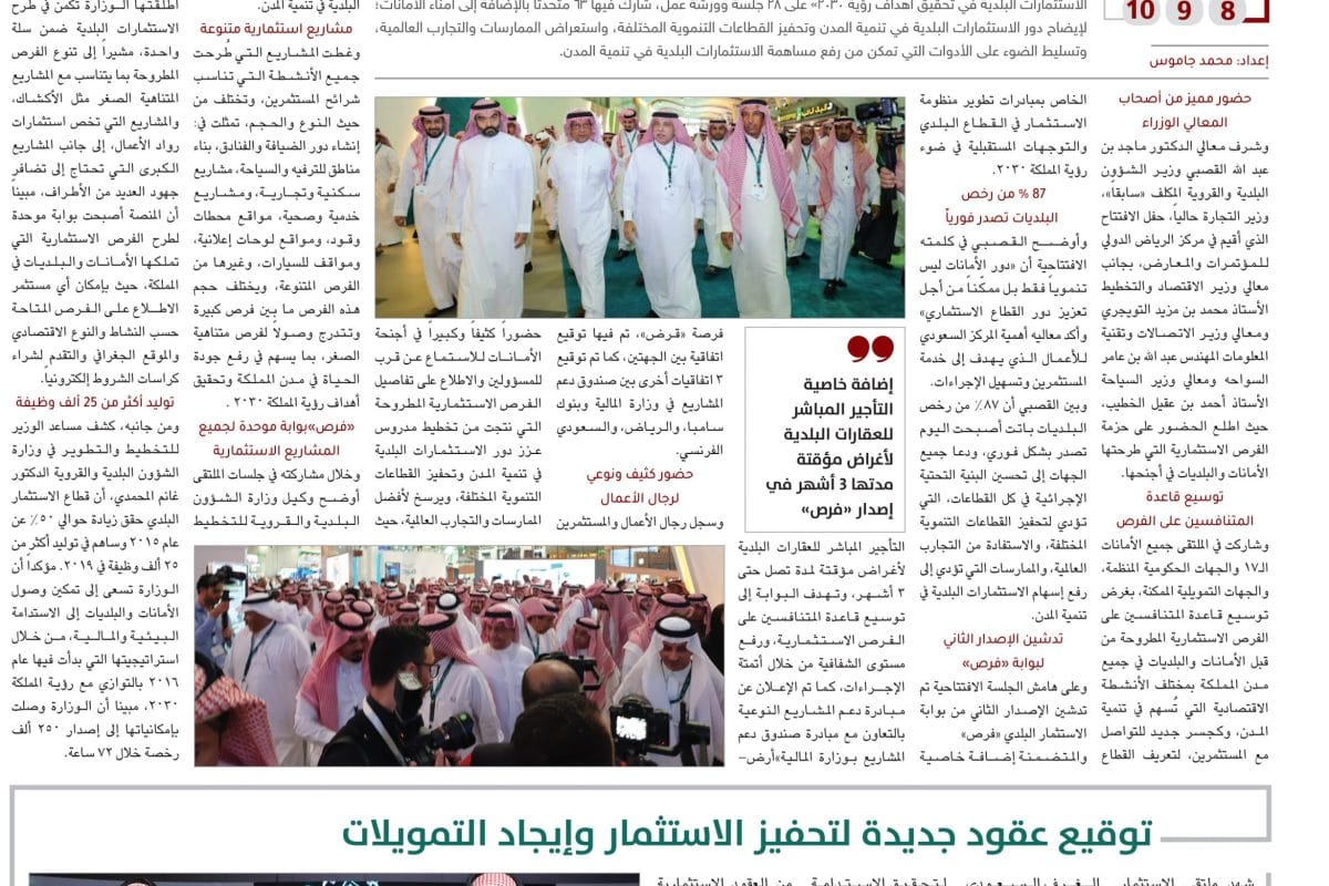 منتدى فرص استثمارية