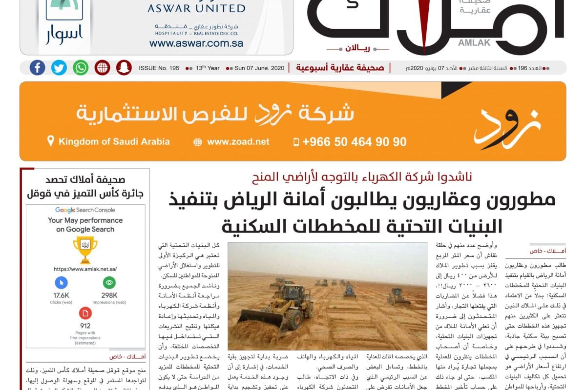 البنيات التحتية في المخططات السكنية