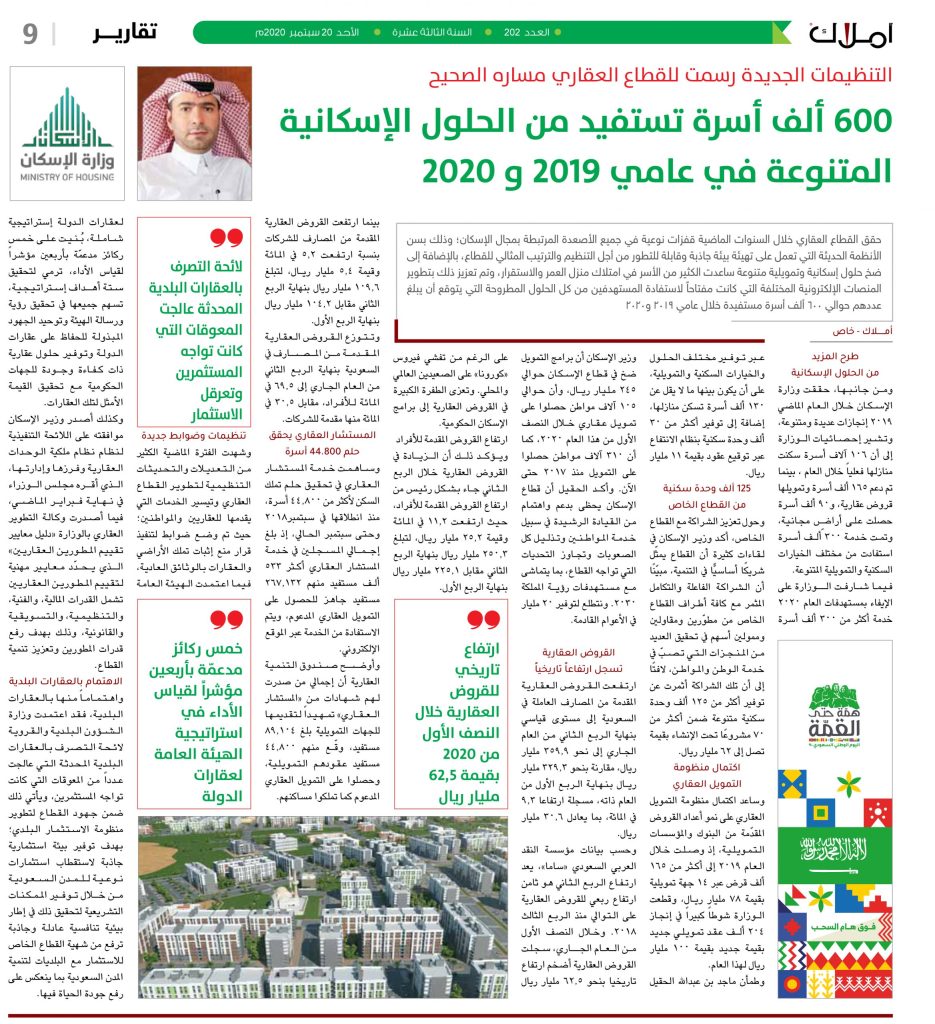 إنجازات القطاع العقاري - اليوم الوطني - عقارات