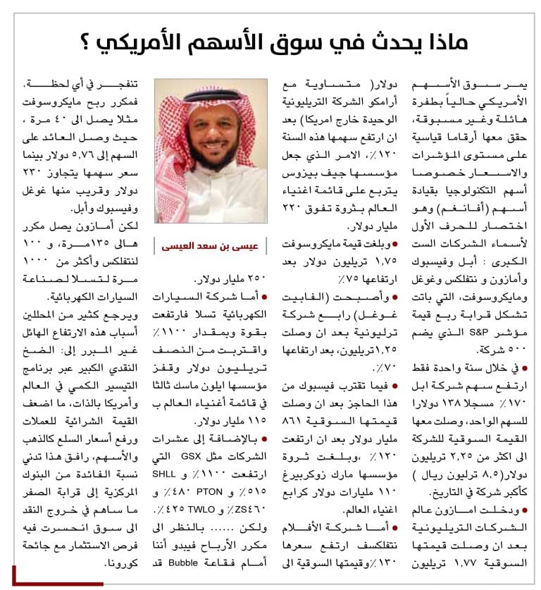 سوق الأسهم الأمريكية