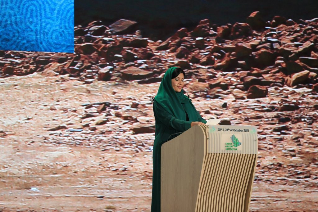 الأميرة ريما بنت بندر: تخصيص 30% من الأراضي في المملكة كمناطق محمية تأكيدًا لحماية البيئة