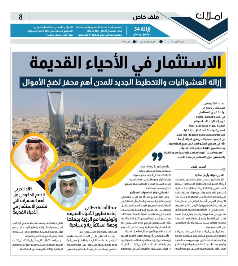 8 ملف استطلاع الاستثمار في الأحياء القديمة