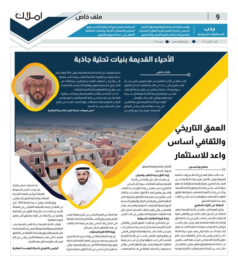 9 ملف الاستثمار في الأحياء القديمة