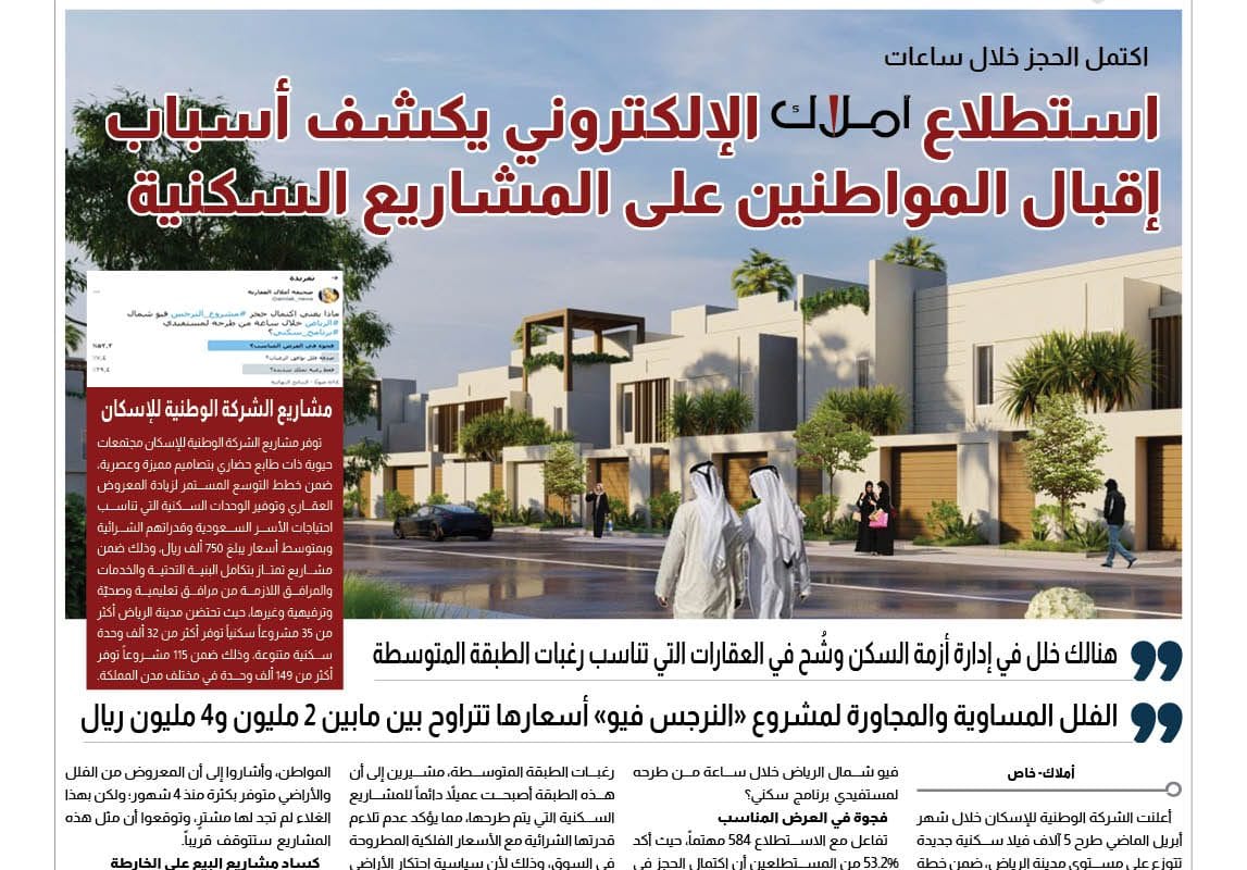 8 استطلاع أملاك حول اكتمل الحجز خلال ساعات