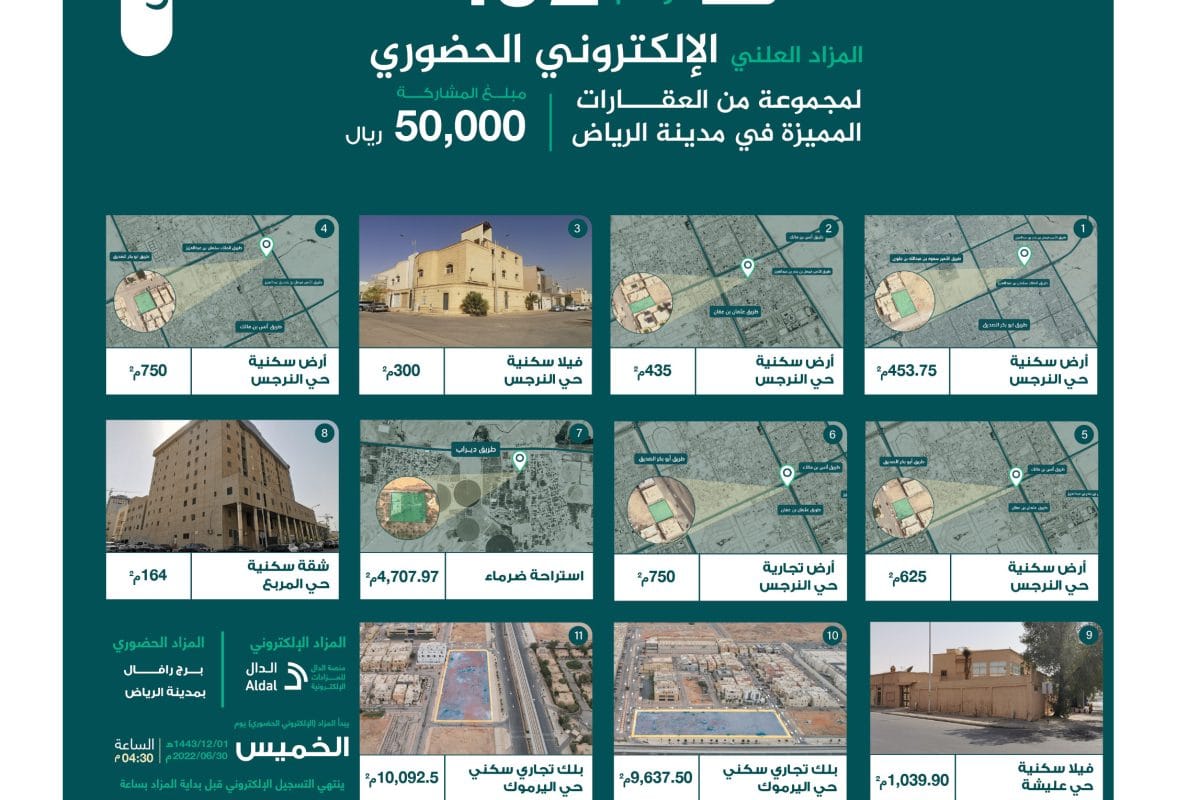 3 إعلان غتقان العقارية - الدال