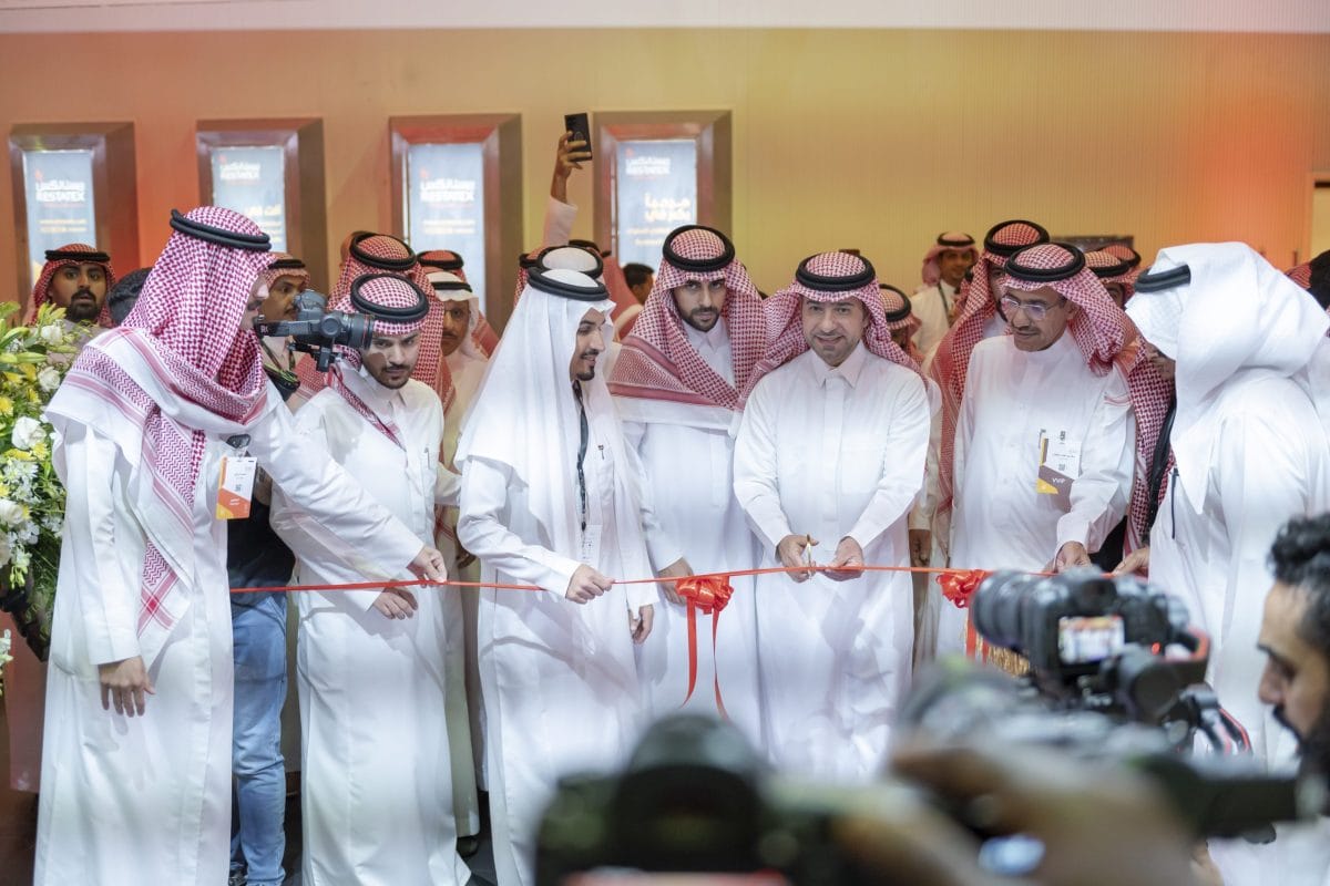 Al-Haqeel during the inauguration of the Riyadh Real Estate Exhibition