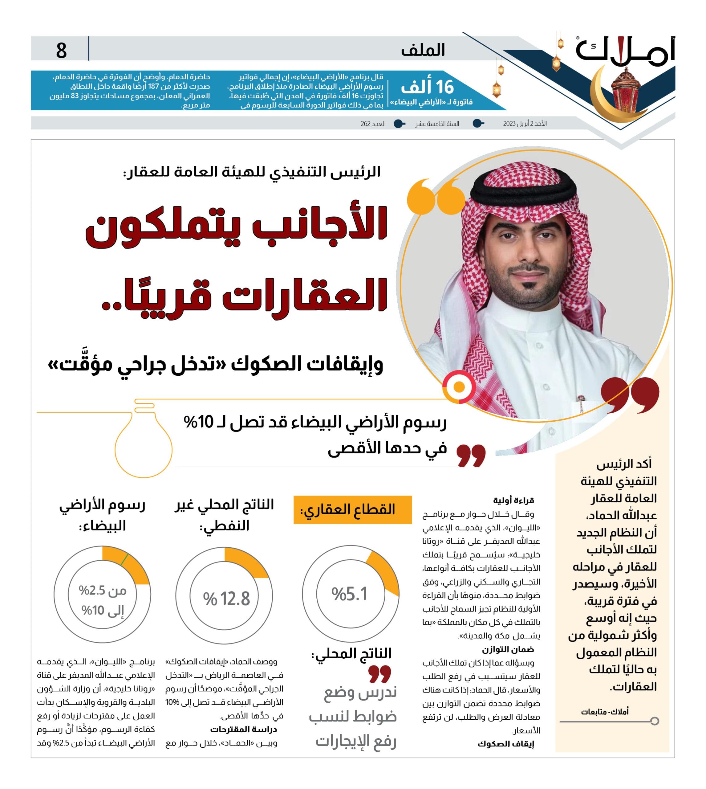 هيئة العقار: الأجانب يتملكون العقارات