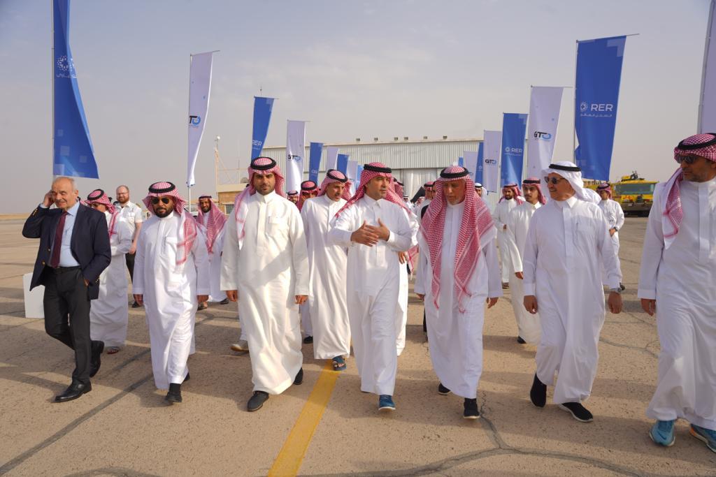 الحقيل خلال تدشين أعمال المسح الجوي للسجل العقاري في كافة أحياء الرياض