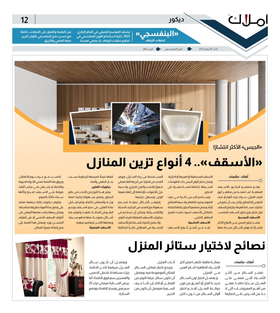 ديكور تصاميم ديكور الأسقف