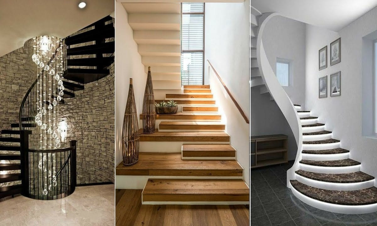 تصاميم عصرية للسلالم الداخلية بالمنازل