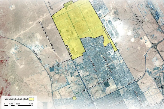 رفع الإيقاف في أراضي شمال الرياض