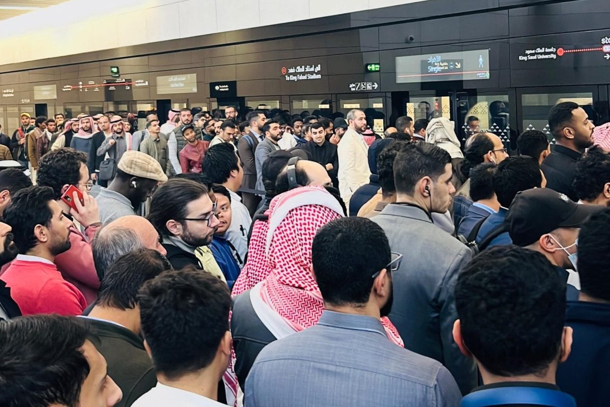 زحمة مترو الرياض