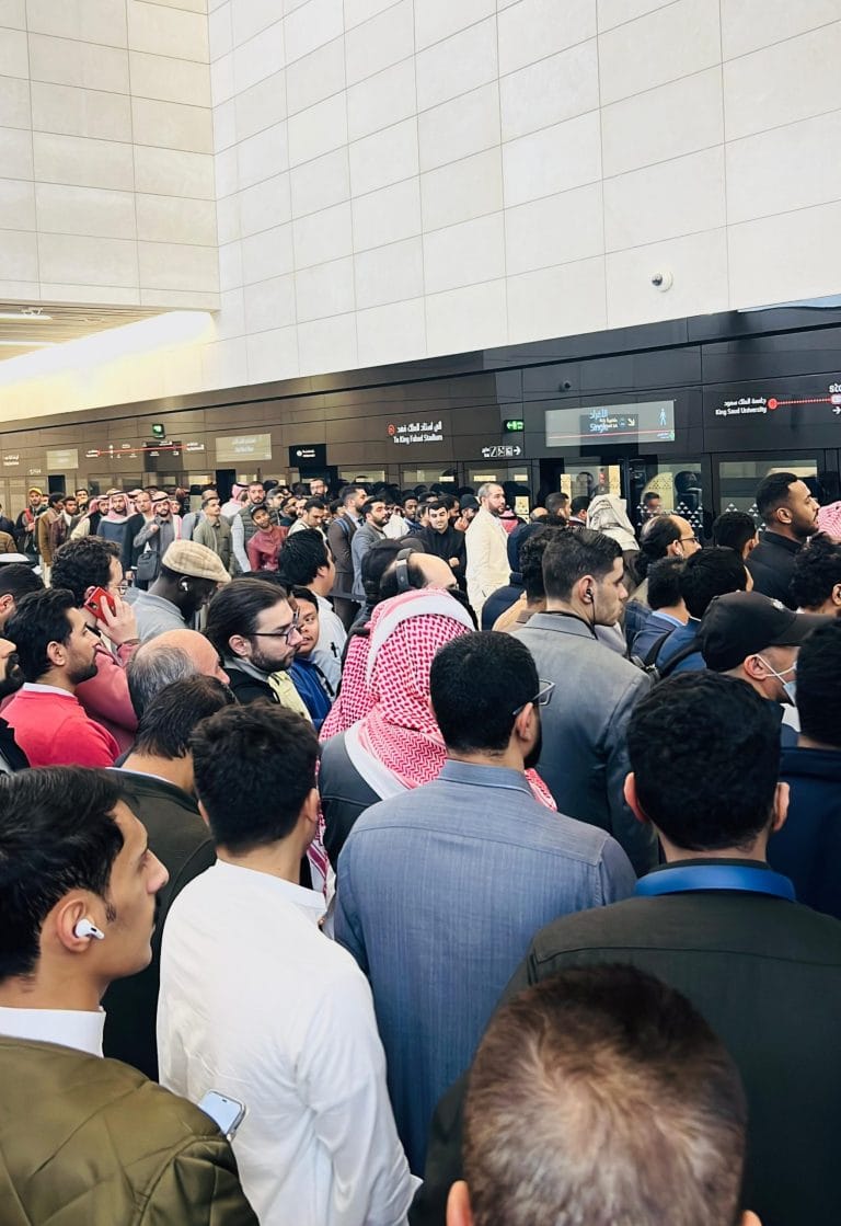زحمة مترو الرياض