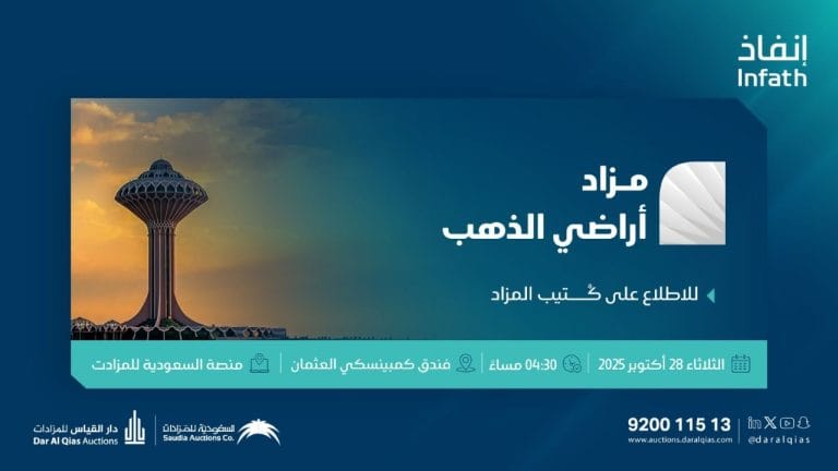 مزاد أراضي الذهب